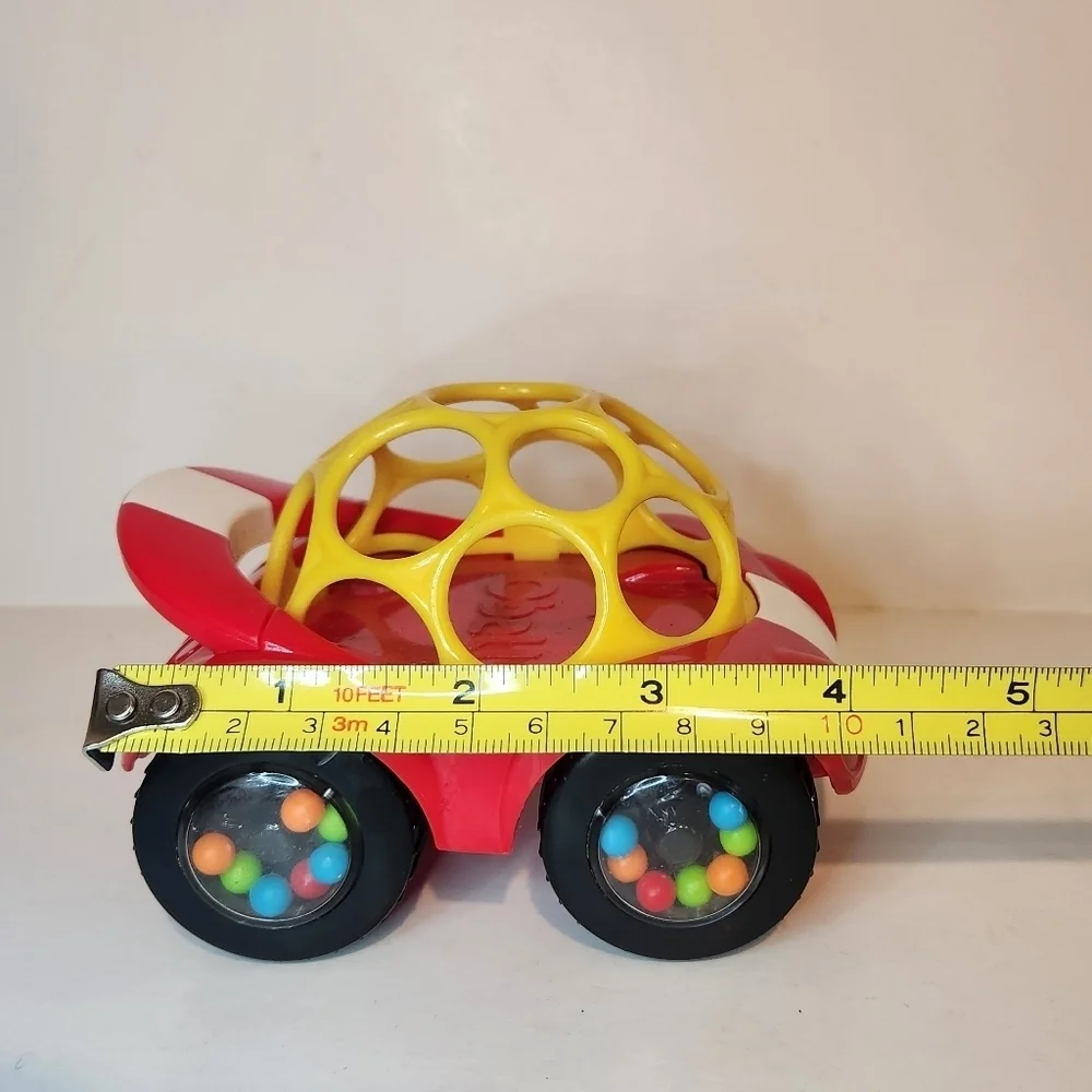 4” Oball Rattle and Roll Car Toy